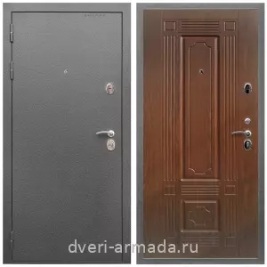 Входные двери 960 мм, Дверь входная Армада Оптима Антик серебро / МДФ 16 мм ФЛ-2 Мореная береза