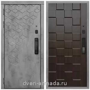 Входные металлические двери в Московской области, Дверь входная Армада Квадро МДФ 16 мм Kaadas K9 / МДФ 16 мм ОЛ-39 Эковенге
