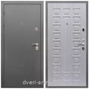 Дверь входная Армада Оптима Антик серебро / МДФ 16 мм ФЛ-183 Дуб белёный