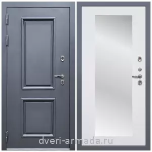 Тамбурные двери, Дверь входная уличная в дом Армада Корса / МДФ 16 мм ФЛЗ-Пастораль, Белый матовый