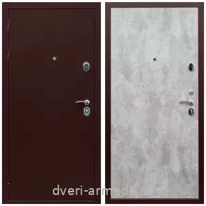 МДФ со стеклянными вставками, Недорогая дверь входная Армада Люкс Антик медь / МДФ 6 мм ПЭ Цемент светлый
