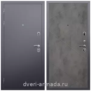 Входные двери Йошкар-Ола, Дверь входная Армада Люкс Антик серебро / МДФ 10 мм ФЛ-291 Бетон темный