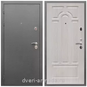 Входные двери 960 мм, Дверь входная Армада Оптима Антик серебро / МДФ 16 мм ФЛ-58 Дуб белёный