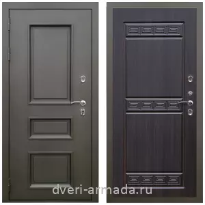 Тамбурные двери, Дверь входная уличная в дом Армада Фаренгейт / МДФ 10 мм ФЛ-242 Эковенге для загородного дома