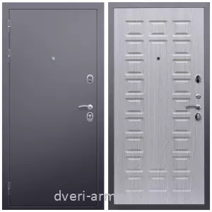 Красивые входные двери, Дверь входная Армада Люкс Антик серебро / МДФ 16 мм ФЛ-183 Дуб белёный