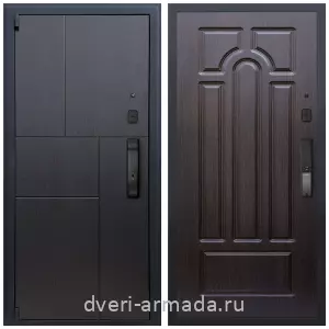 Толстые входные двери, Дверь входная Армада Бастион МДФ 16 мм Kaadas K9 / МДФ 6 мм ФЛ-58 Венге