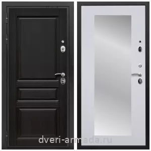 Двери МДФ для квартиры, Дверь входная Армада Премиум-Н МДФ 16 мм ФЛ-243 Венге / МДФ 16 мм ФЛЗ пастораль Белый матовый