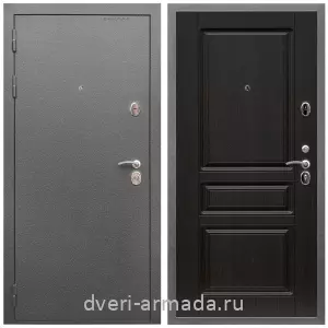 Входные двери 960х2050, Дверь входная Армада Оптима Антик серебро / МДФ 16 мм ФЛ-243 Венге