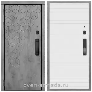 Входные металлические двери в Московской области, Дверь входная Армада Квадро МДФ 16 мм Kaadas K9 / МДФ 16 мм ФЛ Дуб кантри белый горизонт