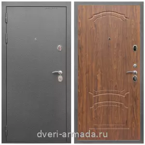 Входные двери с двумя петлями, Дверь входная Армада Оптима Антик серебро / МДФ 16 мм ФЛ-140 Мореная береза