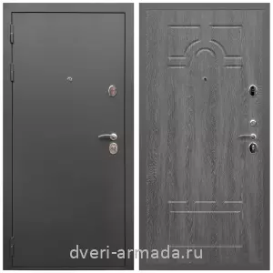 Одностворчатые входные двери, Дверь входная Армада Гарант / МДФ 6 мм ФЛ-58 Дуб Филадельфия графит