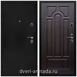 3 контура, Дверь входная Армада Престиж Черная шагрень / ФЛ-58 Венге