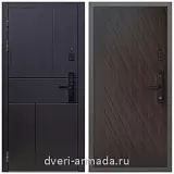 Умная входная смарт-дверь Армада Оникс МДФ 10 мм Kaadas S500 / МДФ 16 мм ФЛ-86 Венге структурный