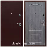 Входные двери с замками Cisa, Дверь входная Армада Люкс Антик медь / ФЛ-138 Дуб Филадельфия графит с шумоизоляцией с МДФ панелями