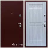 Входные двери Верона, Дверь входная железная на дачу Армада Люкс Антик медь / ФЛ-242 Сандал белый парадная
