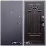 Входные двери Верона, Дверь входная Армада Люкс Антик серебро / ФЛ-58 Венге от завода в частный дом уличная