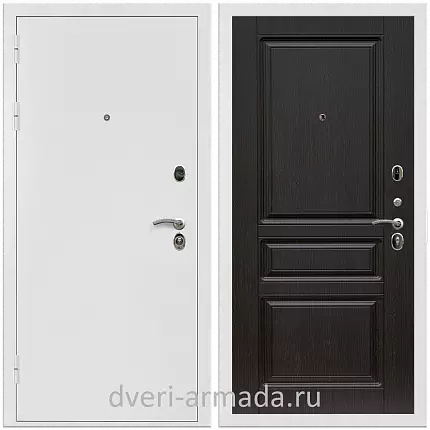 Дверь входная Армада Престиж Белая шагрень 2080 / ФЛ-243 Венге