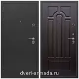 Входные двери хай-тек, Дверь входная Армада Престиж Черный шелк / ФЛ-58 Венге