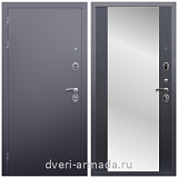 Входные двери со вставками, Дверь входная утепленная Армада Люкс Антик серебро / СБ-16 Венге в квартиру