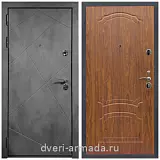 Дверь входная Армада Лофт ФЛ-291 Бетон тёмный / ФЛ-140 Морёная берёза