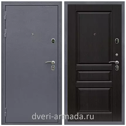 Дверь входная Армада Престиж Strong антик серебро / МДФ 16 мм ФЛ-243 Венге