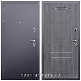 Дверь входная стальная Армада Люкс Антик серебро / ФЛ-138 Дуб Филадельфия графит с ударопрочным покрытием